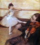 Edgar Degas The Dance Lesson, 20"x25" Gallery Wrapped Canvas Print