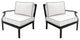 kathy ireland Madison Ave. Left Arm Sofa and Right Arm Sofa in Snow