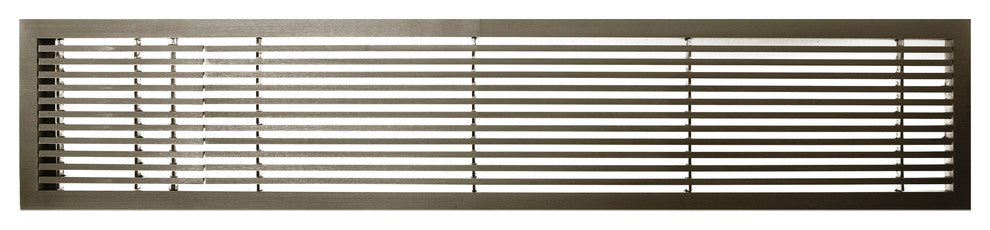 AG20 Series 6"x 42" Left Door Solid Aluminum Fixed Bar, Antique Bronze Finish