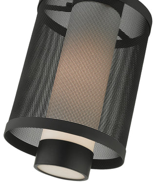 Livex Lighting Nottingham 1 Light Textured Black Large Outdoor Pendant Lantern