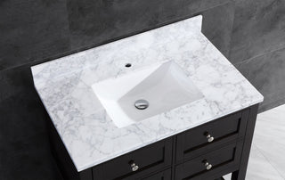 Vanity Cabinet Set Espresso 29.5"W LV6-30B