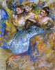 Edgar Degas Group of Dancers, 20"x25" Wall Decal