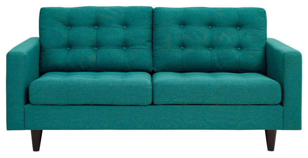 Teal Empress Sofa, Loveseat and Armchair Set of 3