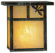8W Hyde Park T Mission Dragonfly Wall Sconce