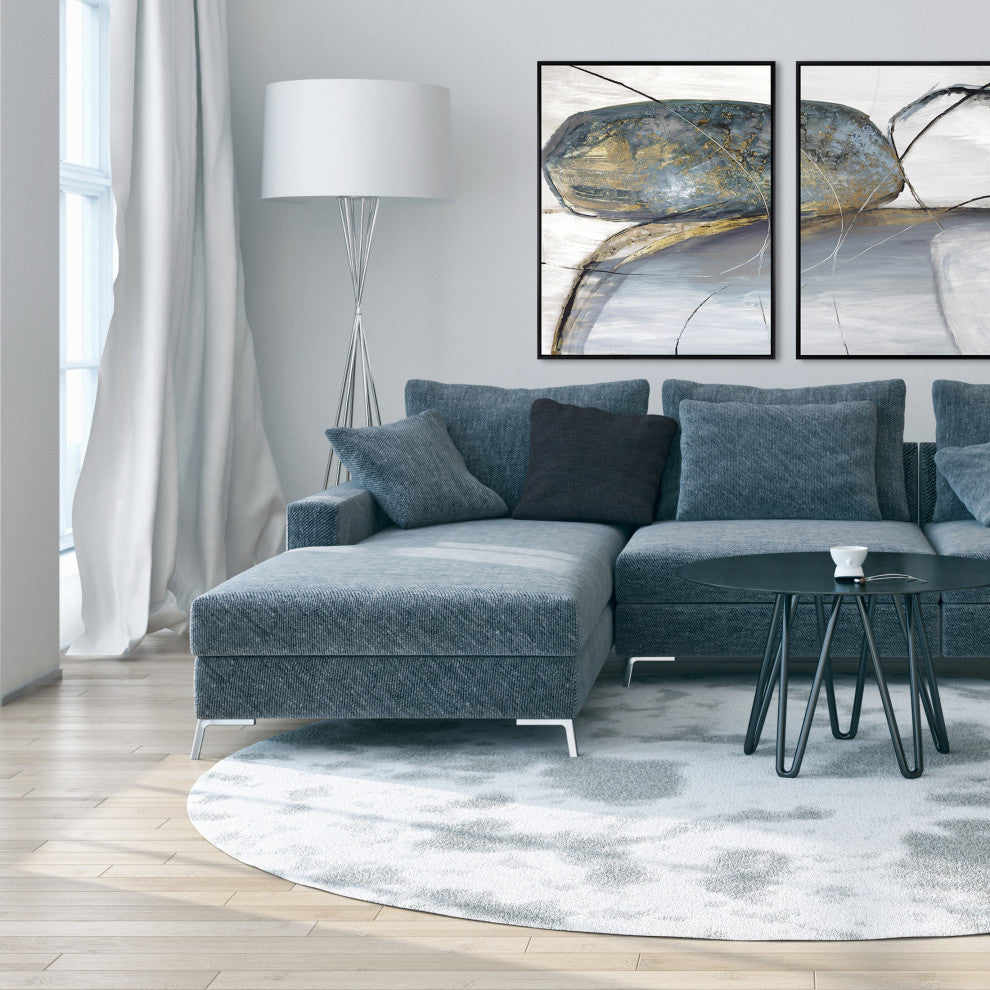 Teal Stones I Artwork