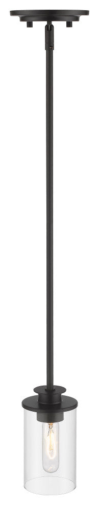 Zlite 462MP-BRZ 1-Light Mini Pendant, Clear