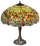Meyda Lighting 232805 26" High Tiffany Hanginghead Dragonfly Table Lamp
