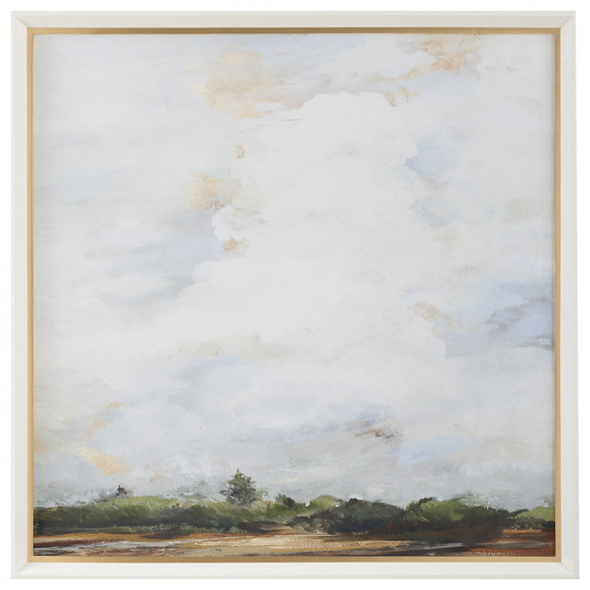 Uttermost Irwin Curved Brass Floor Lamp