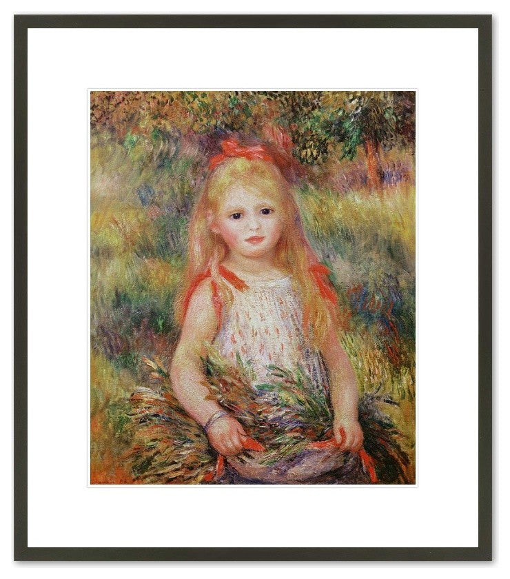 Little Girl Carrying Flowers, or The Little Gleaner, 1888 (oil on canvas)