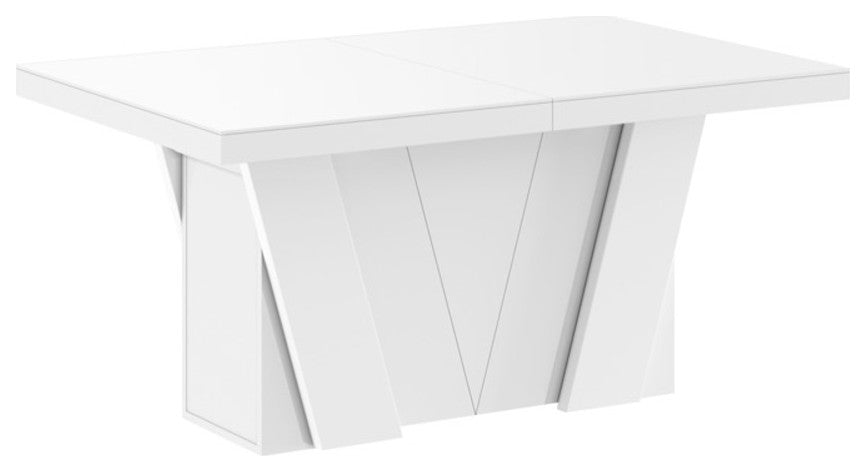 ALETA Dining Set, White/White/Green