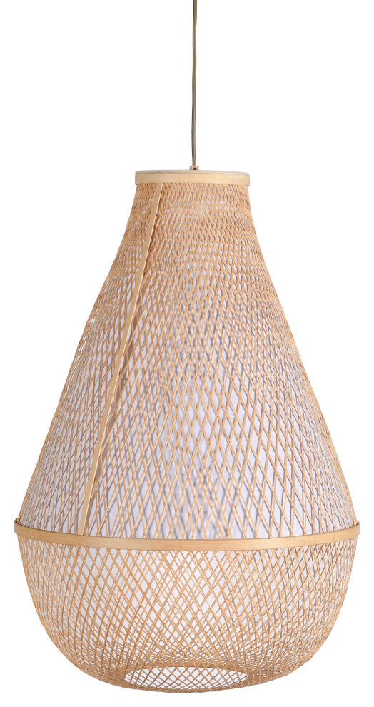 Antonia 1-Light Single Glass Pendant by Kosas Home