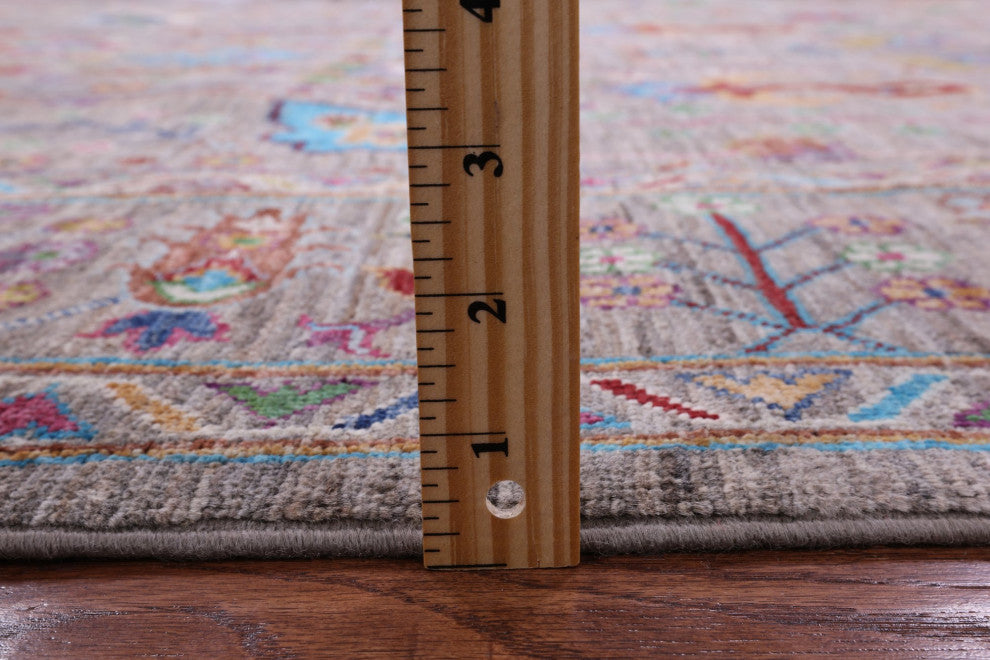 5' 7" X 7' 10" Persian Tabriz Handmade Wool Rug Q9841