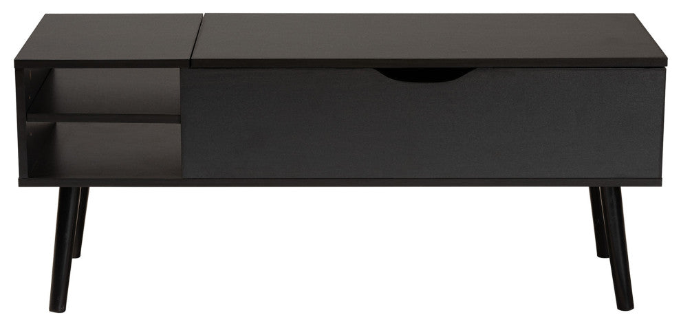 Rita Two-Tone Coffee Table With Lift-Top Storage