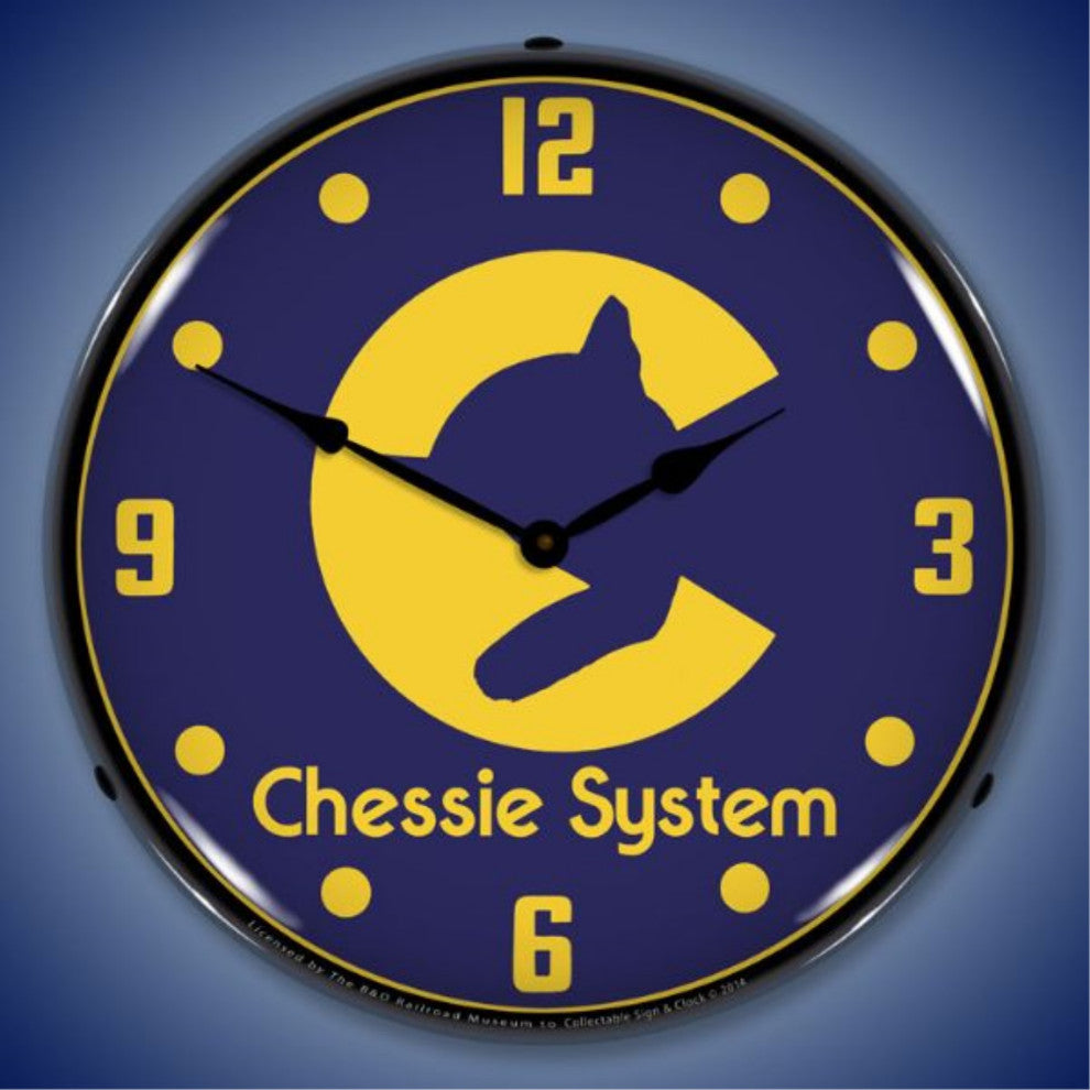 BOR1408538 Chessie System Railroad Clock