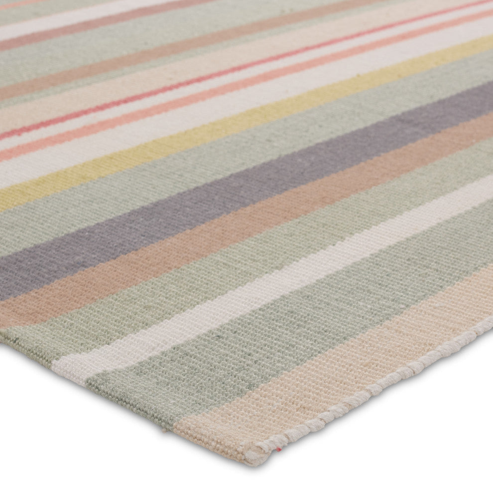 Vibe by Jaipur Living Viviana Handmade Striped Multicolor/Pink Area Rug 4'X6'