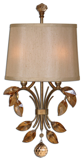 Uttermost Alenya 2-Light Wall Sconce, Gold