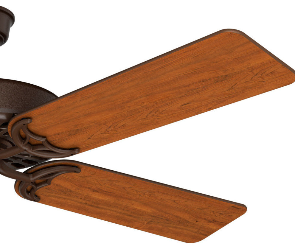 Hunter Fan Company 52" Outdoor Orig Teak Blades Chestnut Brown Ceiling Fan