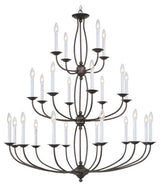 Home Basics Chandelier, Bronze