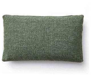 Malolo Pillow, Green Basketweave, 20x12"