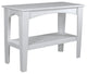 Poly Island Buffet Table, White