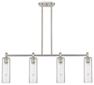 Crown Point 4 43.75" Island Lighting Satin Nickel