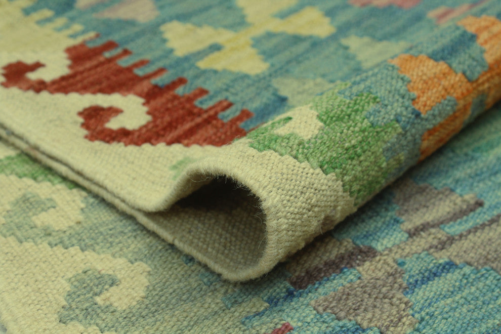 Sangat Kilim Elvin Lt. Green Rug