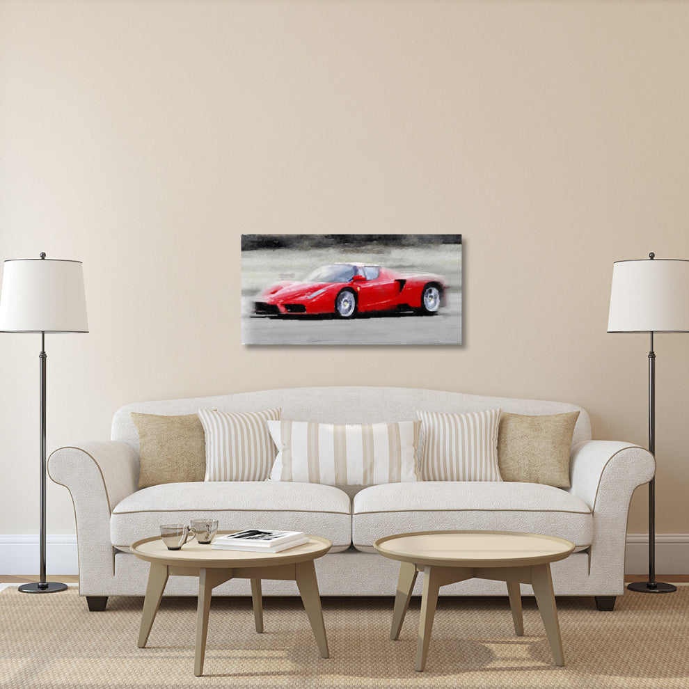 "2002 Ferrari Enzo Watercolor" Fine Art Print