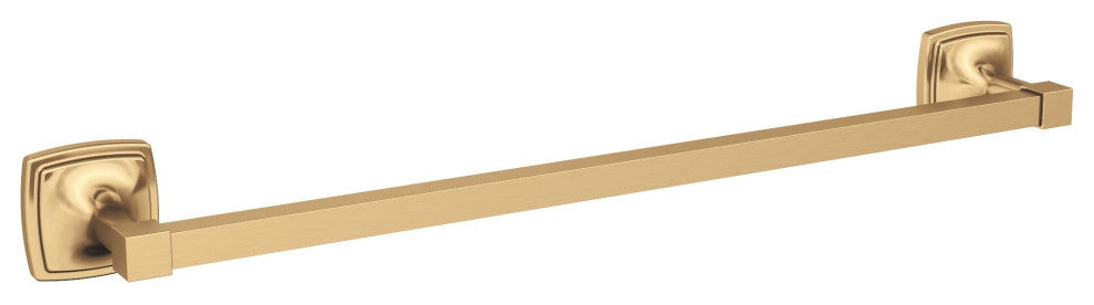 Amerock Stature Transitional Towel Bar, Champagne Bronze, 18" Center-to-Center