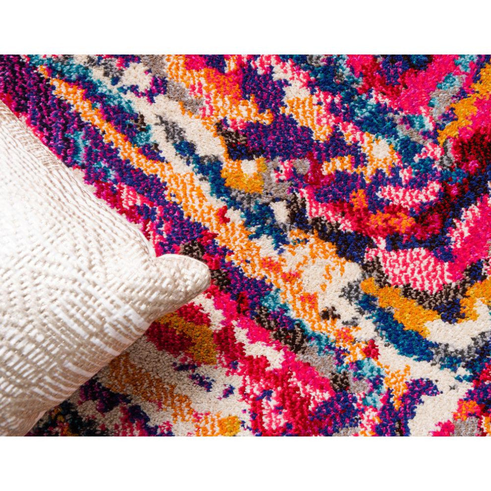 Rug Unique Loom Estrella Multi Runner 2' 7 x 10' 0
