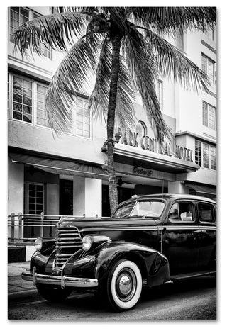 Philippe Hugonnard 'Classic Car Miami Beach' Canvas Art, 30x47