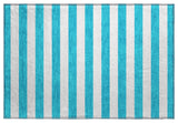 Premium Machine Washable Mayfield AMF528 Teal 1'8" x 2'6" Rug