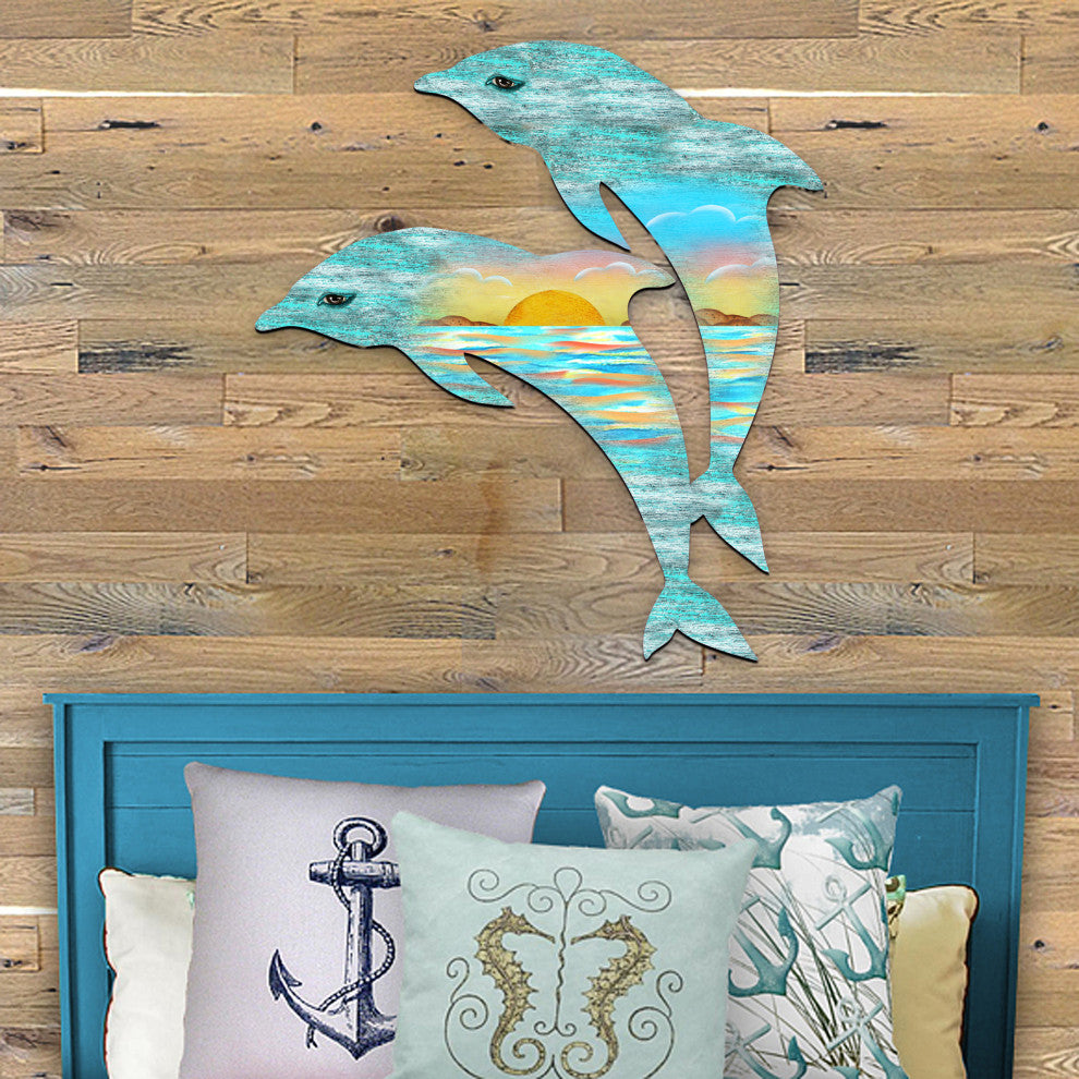 Dolphins Scenic Door Hanger