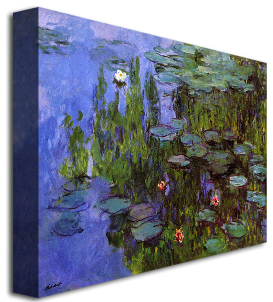 'Sea Roses' Canvas Art by Claude Monet