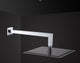 Vanity Art 12" Brass Square Shower Arm, Chrome