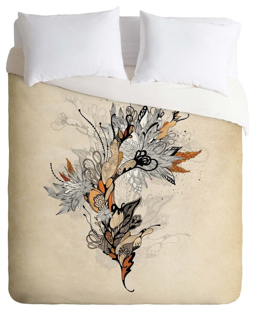 Deny Designs Iveta Abolina Floral 1 Duvet Cover - Lightweight