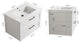 The Cosmo Wall Mounted Modern Bathroom Vanity, White, 30"