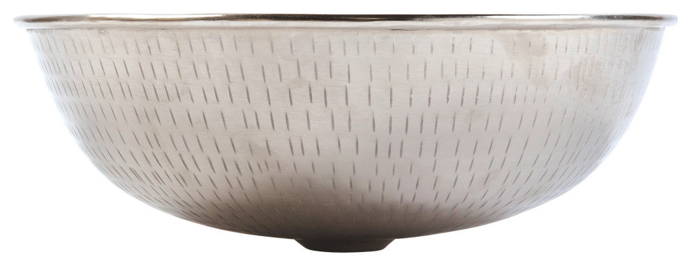 Bohr 14" Vessel Bathroom Sink in Nickel