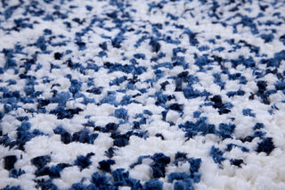 Oasis Delphine Royal Blue and White Polyester Area Rug