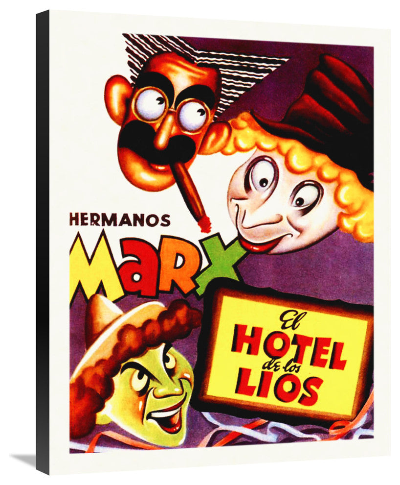 "Marx Brothers - Spanish - Room Service 01" Canvas Giclee, 23"x30"