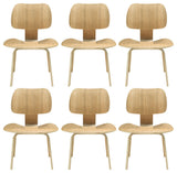 Modern Natural Fathom Dining Chairs Set of 6