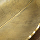 16in. Gold Leaf Decorative Accent Tray