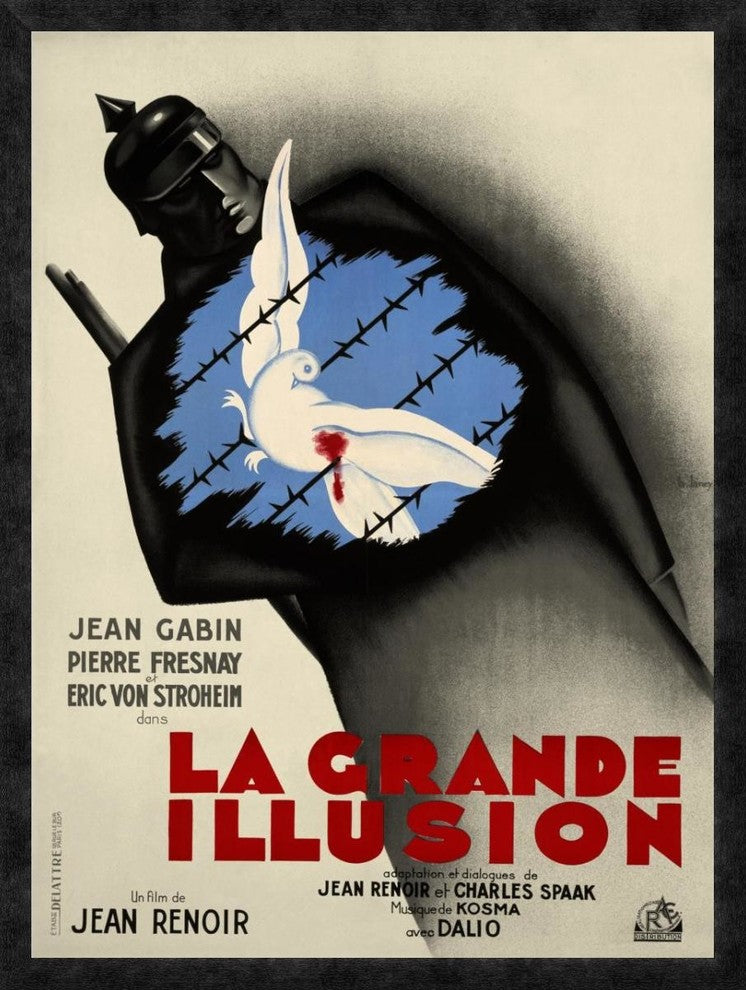 "La Grande Illusion" Framed Canvas Giclee by Bernard Lancy, 29x38"