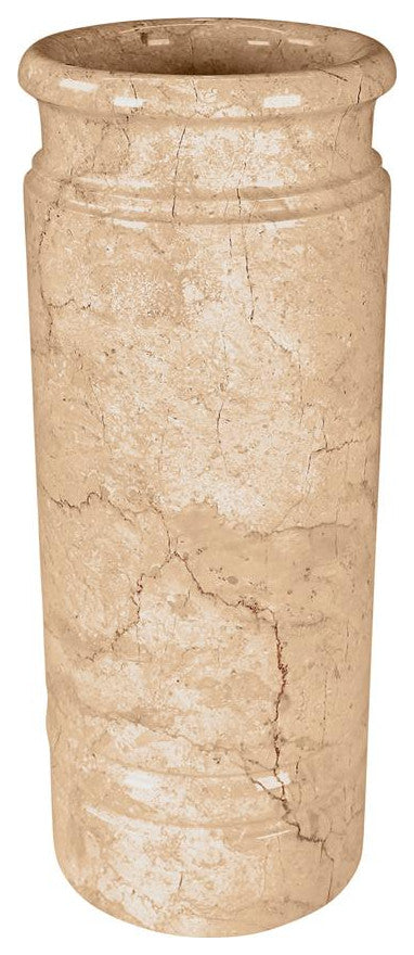 Design Toscano Ivory Marble Umbrella Stand