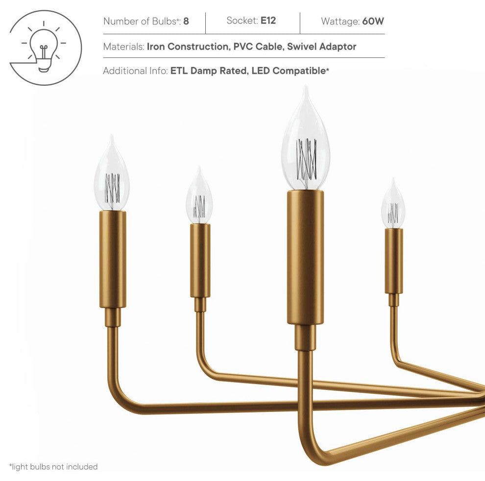 Rekindle 8-Light Chandelier