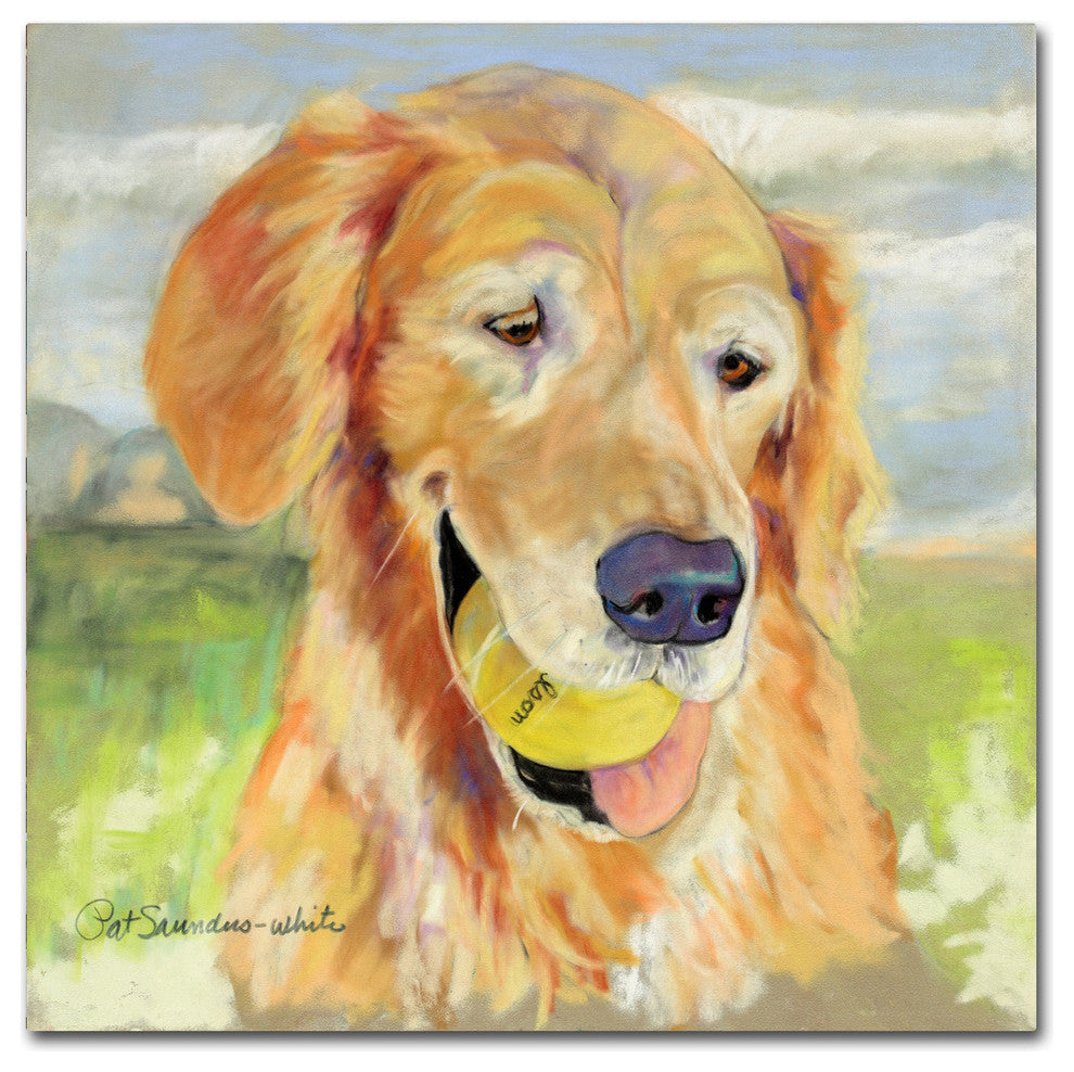 'Gus' Canvas Art by Pat Saunders-White