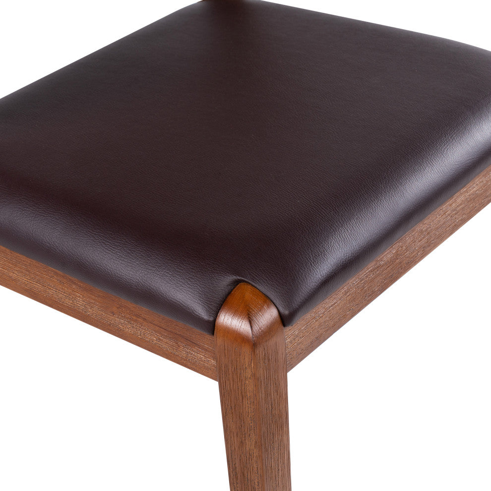 Rasmus Dining Chair, Chestnut Wire-Brush, Set of 2