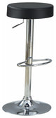 Stylish And Elegant Backless Adjustable Bar Stool, Black