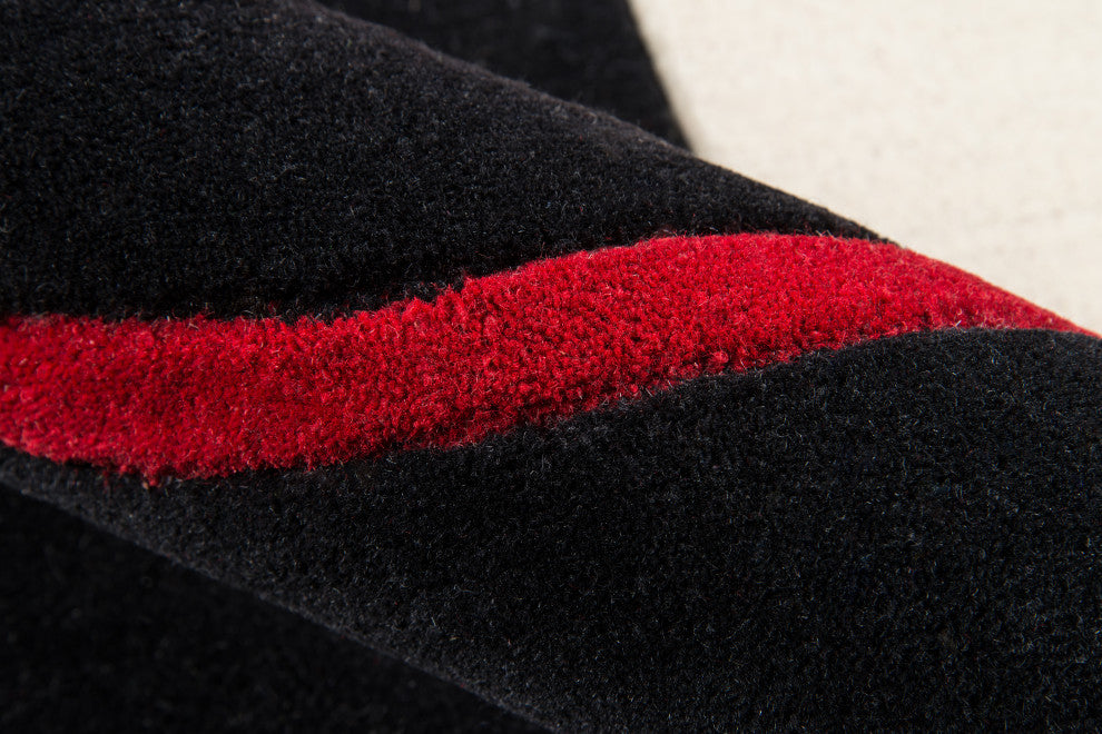 Delhi Hand-Tufted Rug, Black, 8'x10'