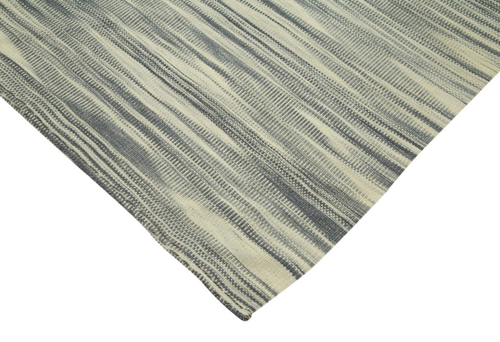 Rug N Carpet - Handmade Turkish 6' 8'' x 10' 5'' Flatweave Wool Kilim Rug
