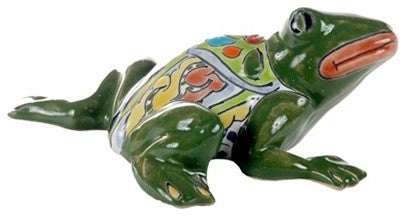 Medium Wall Frog, 6.50"Hx5.50"W, Green Body, D